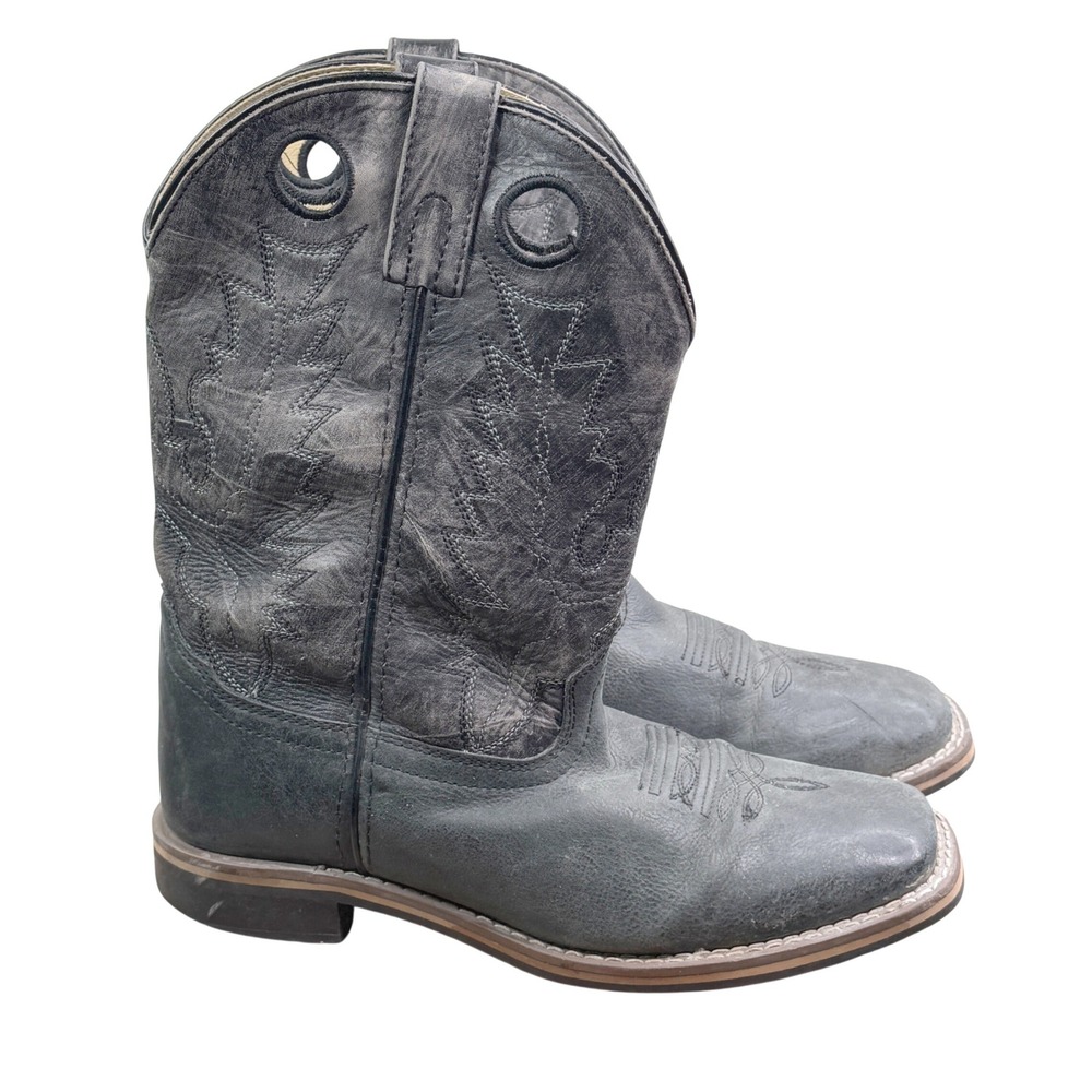 Smoky‎ Mountain Tracie Boots Black Size 8 #6221 Leather Upper Cowboy Square toe